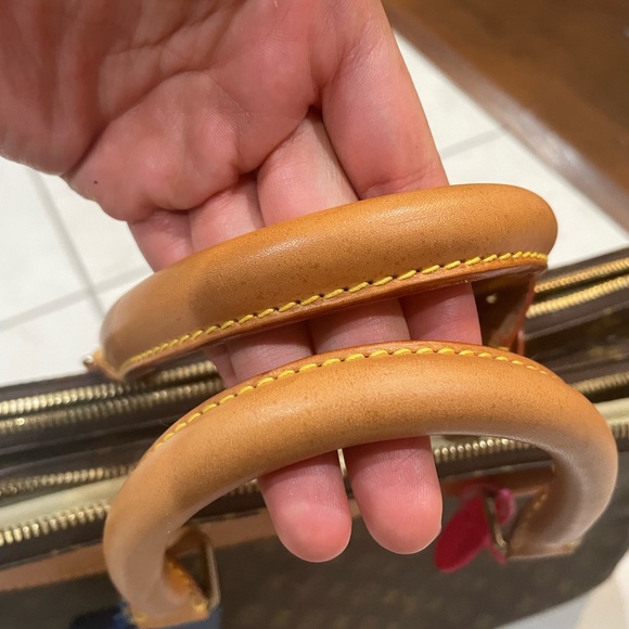 Louis Vuitton Travel Bag M41392 Alize 2 Poches Brown Monogram. - Picture 10 of 12